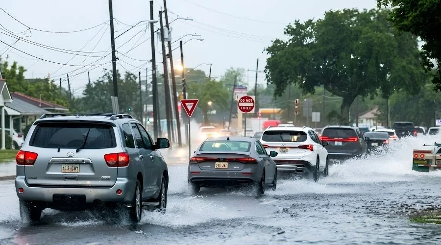 Drivers faced hazardous road conditions during intense downpours | Travel Scout