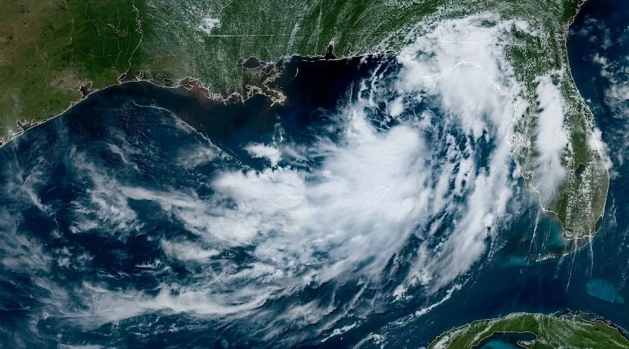 Is Southeast Still at Risk of Flash Flooding After Bertha? Satellite view of Tropical Storm Bertha over the Gulf Coast | Travel Scout