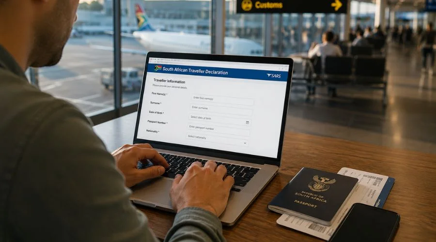 File A South African Declaration Form | Travel Scout